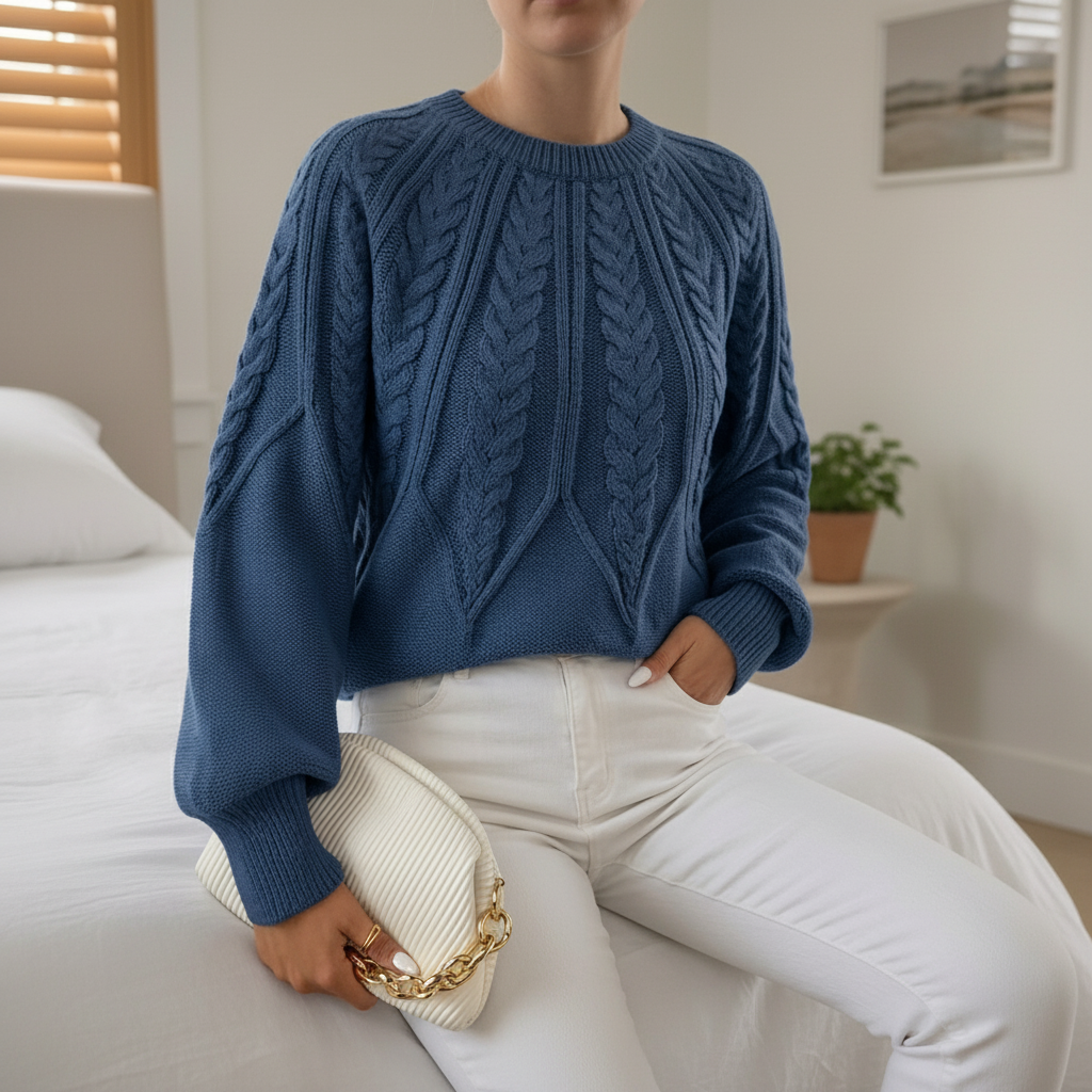 Margaux Patterned Cable Knit