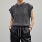 Riley Oversized Chunky Cable Knit Top
