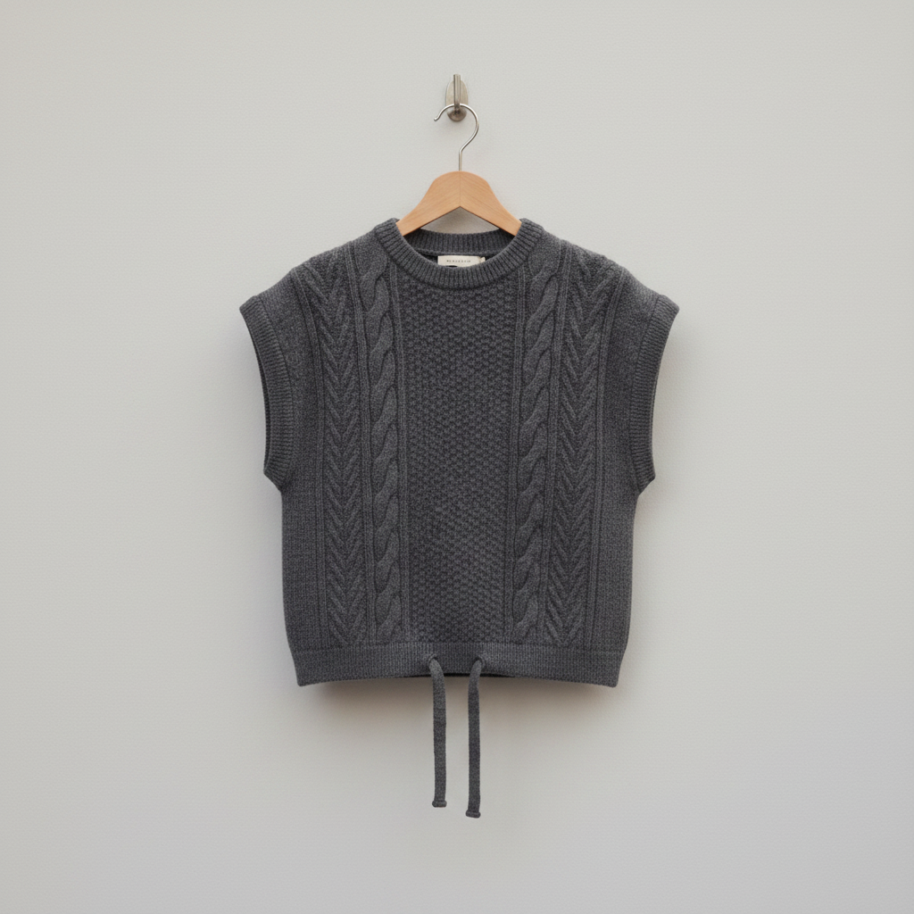 Riley Oversized Chunky Cable Knit Top