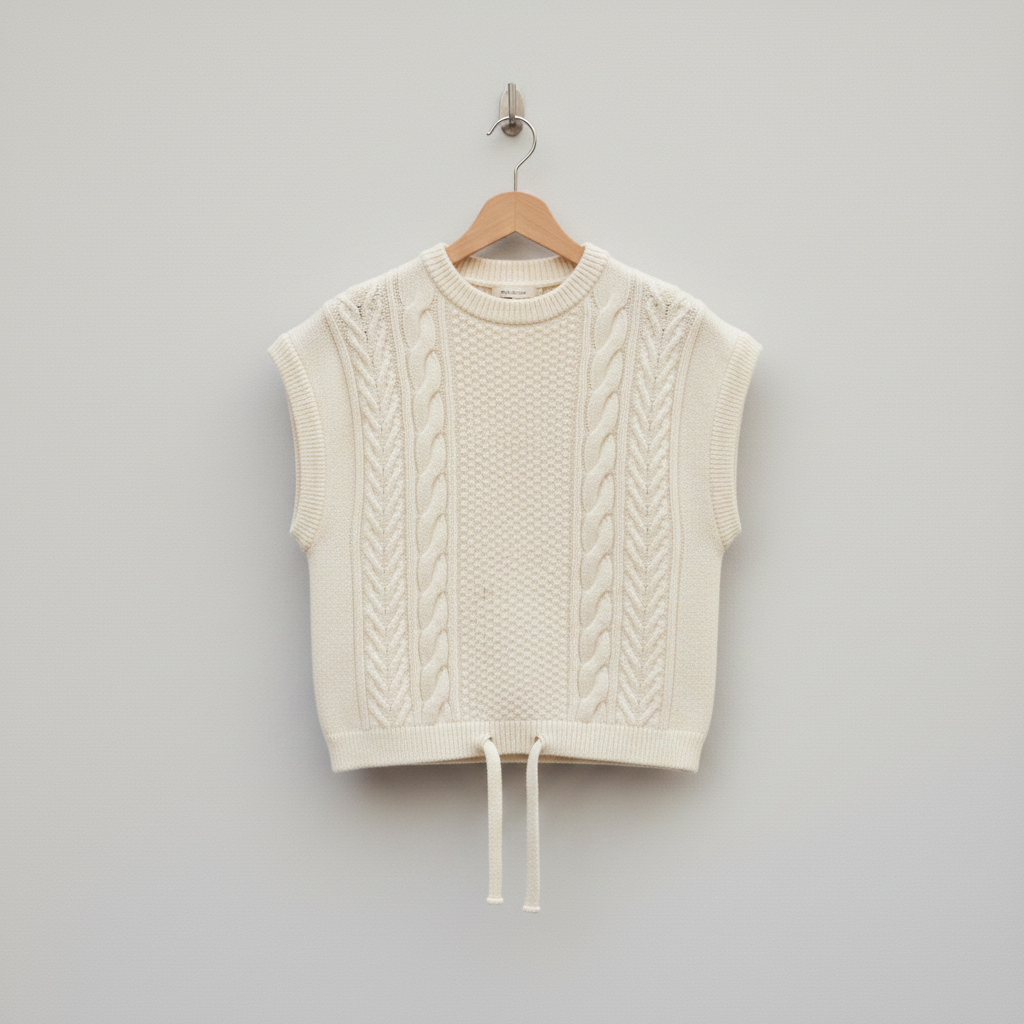 Riley Oversized Chunky Cable Knit Top