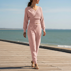 Tia-Rose Two Piece Trouser Set