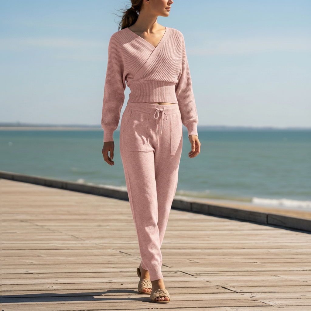 Tia-Rose Two Piece Trouser Set