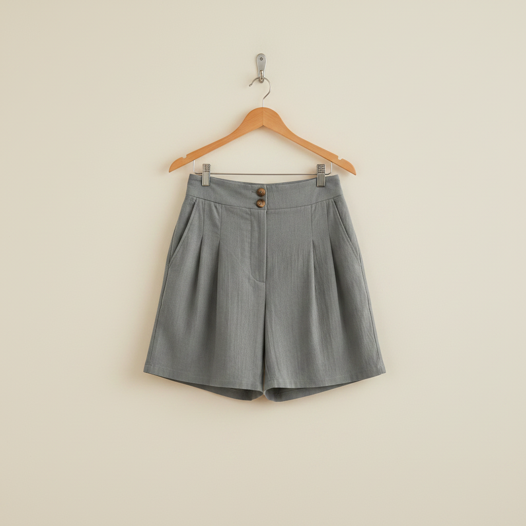 Vittoria Double Buttoned City Shorts