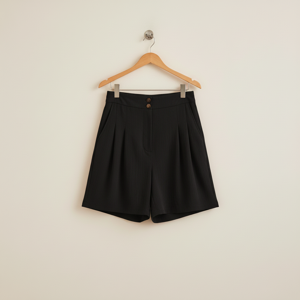 Vittoria Double Buttoned City Shorts