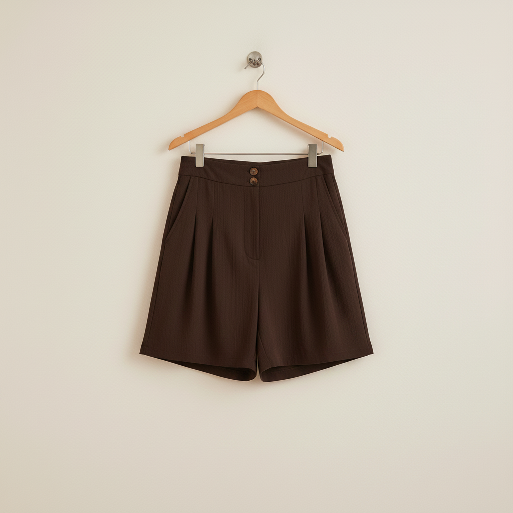 Vittoria Double Buttoned City Shorts