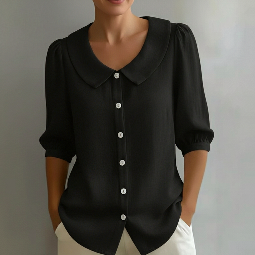 Savannah  Feminine Linen-Style Shirt