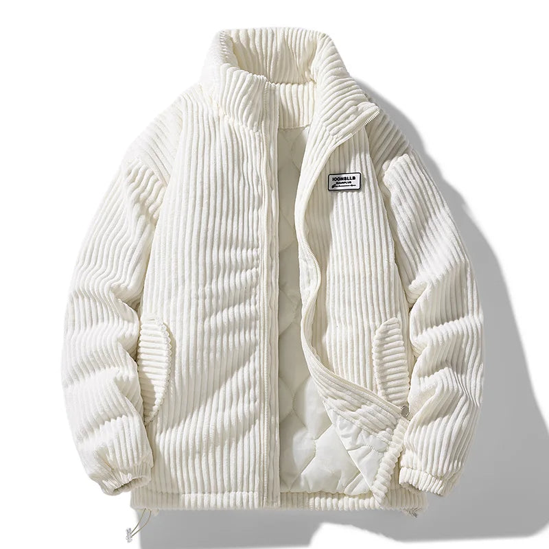 Bordeaux Quilted Corduroy Jacket