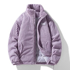 Bordeaux Quilted Corduroy Jacket