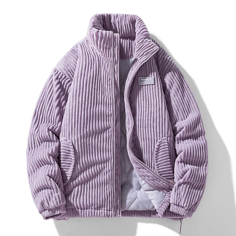 Bordeaux Quilted Corduroy Jacket