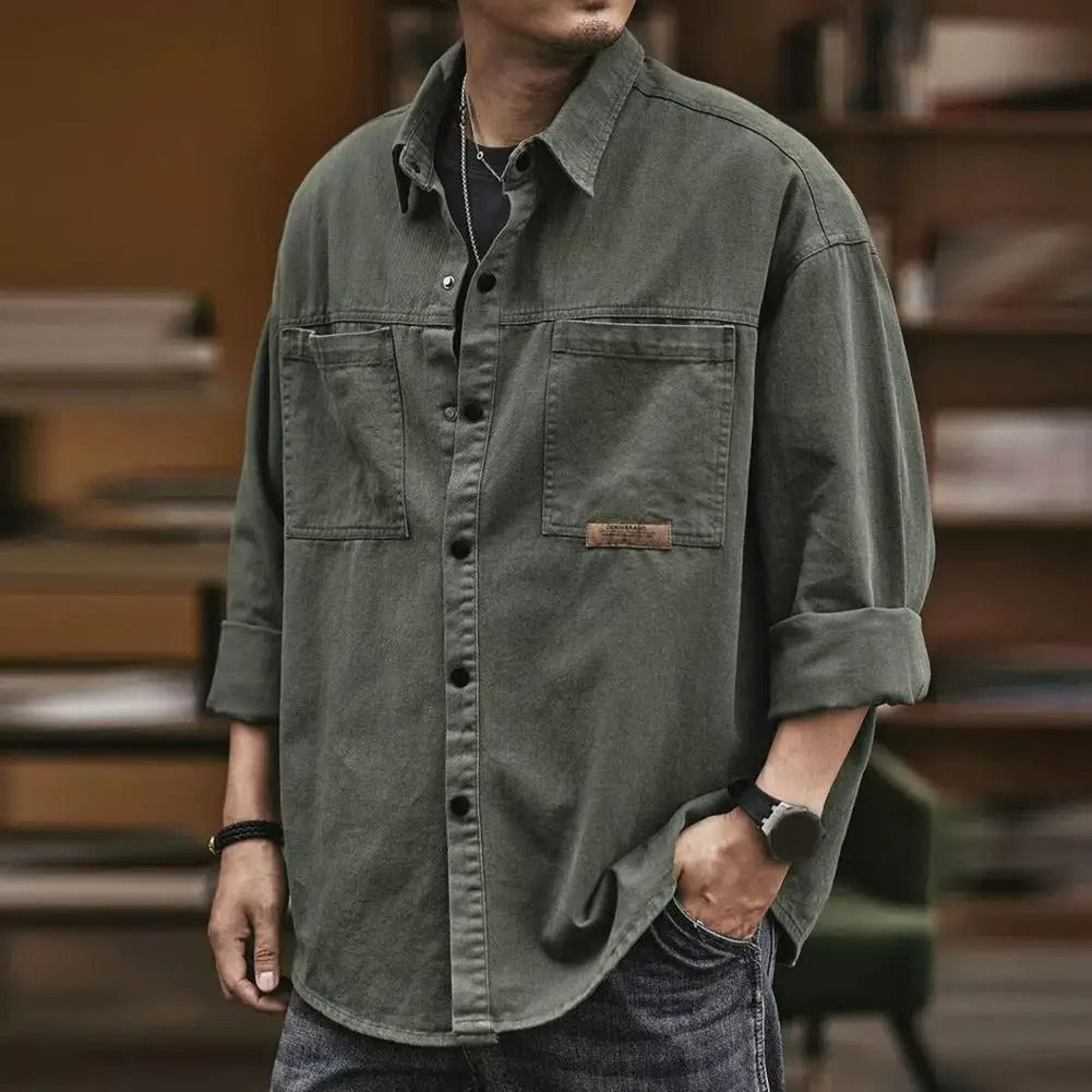 Malden Vintage Button-Up Shirt