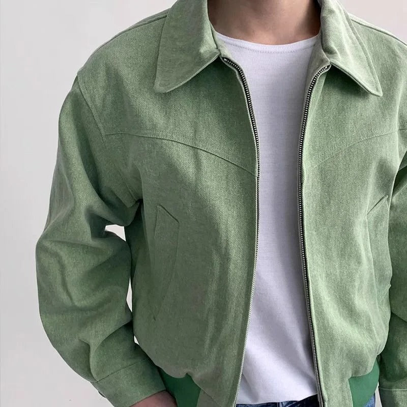 Harlow Smooth Suede Bomber Jacket