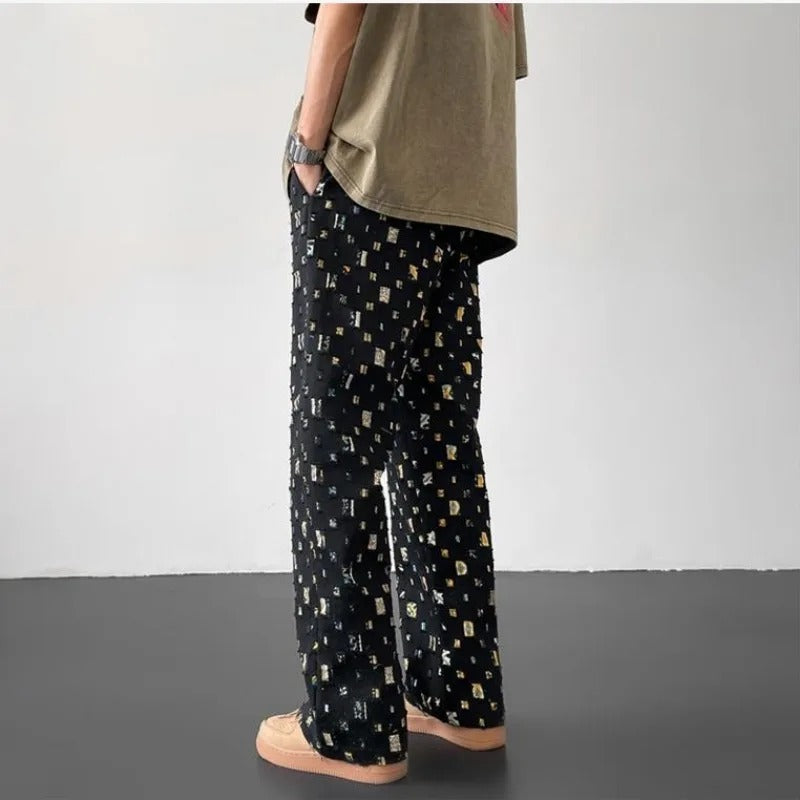 Men’s Tavira Patterned Straight Fit Pants