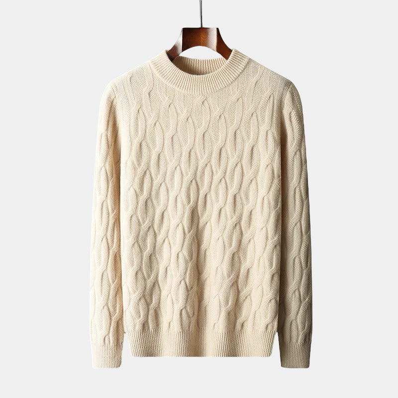 Men’s Cashmere Polo Knit Sweater