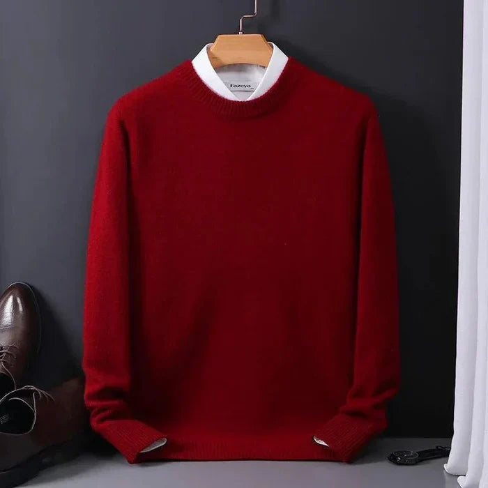 Men’s Cashmere Crewneck Relaxed Fit Sweater