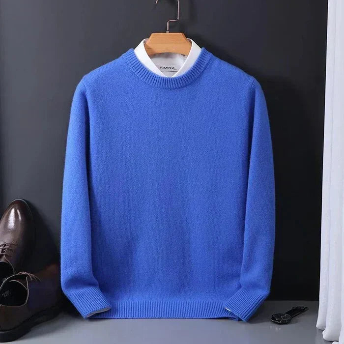 Men’s Cashmere Crewneck Relaxed Fit Sweater