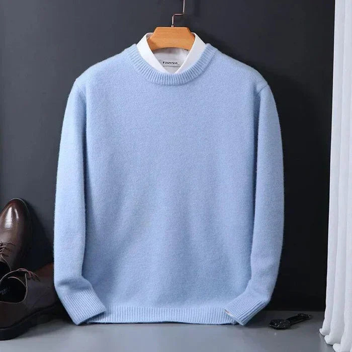 Men’s Cashmere Crewneck Relaxed Fit Sweater