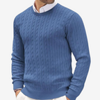 Men’s Classic Cashmere Cable Knit Sweater