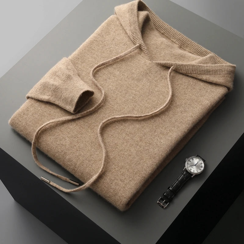 Men’s Classic Cashmere Pullover Hoodie