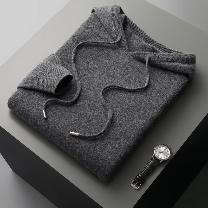 Men’s Classic Cashmere Pullover Hoodie