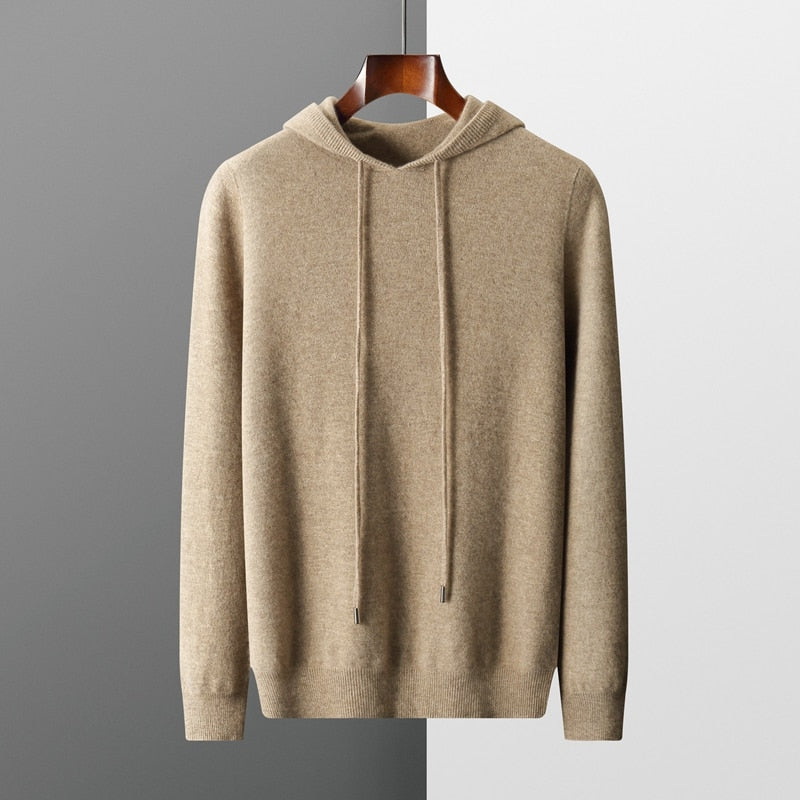Men’s Classic Cashmere Pullover Hoodie