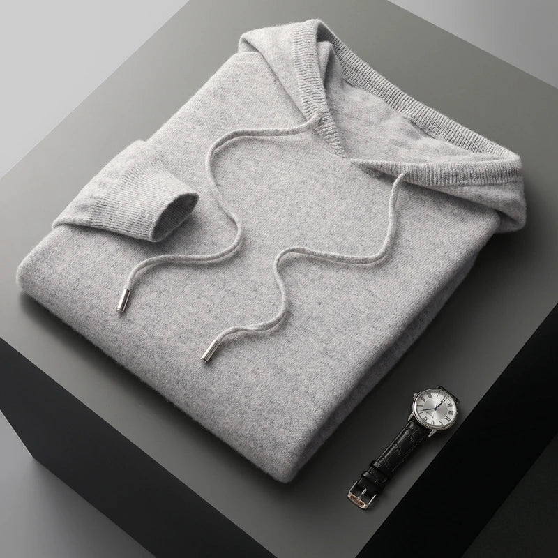 Men’s Classic Cashmere Pullover Hoodie