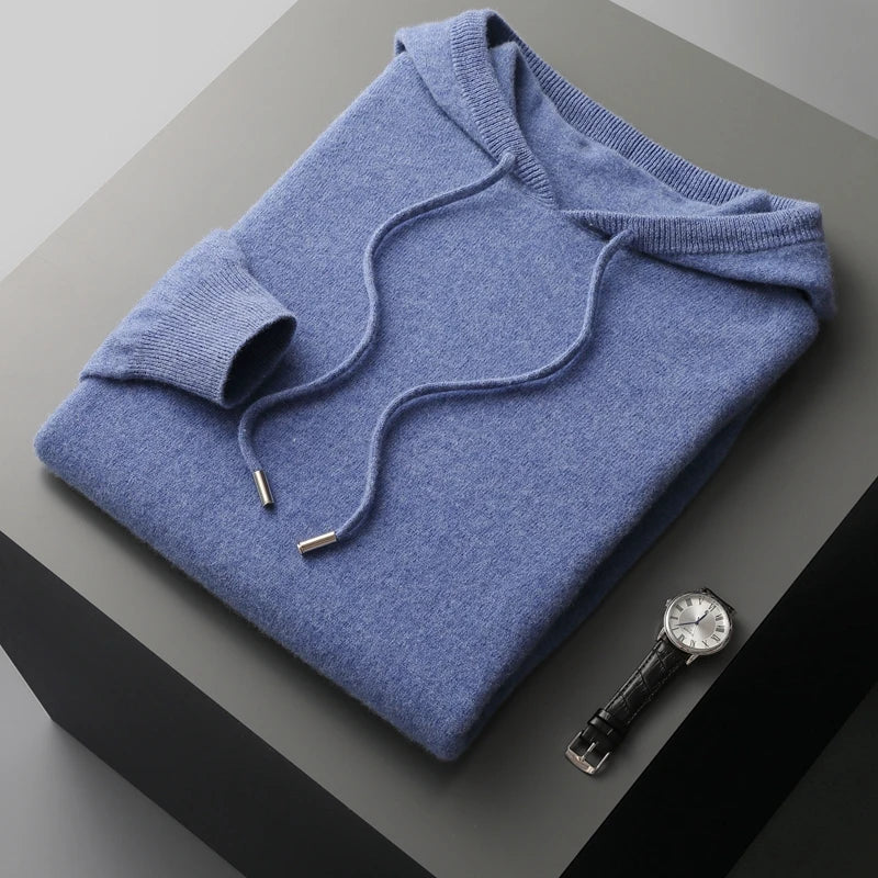 Men’s Classic Cashmere Pullover Hoodie