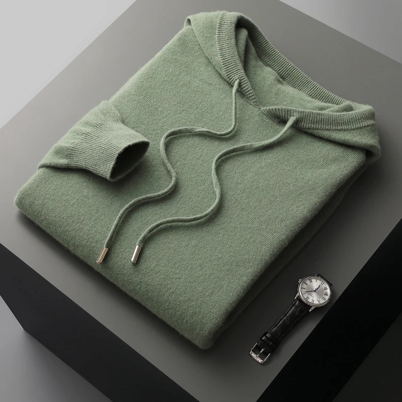 Men’s Classic Cashmere Pullover Hoodie