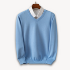 Men’s Premium Cashmere V-Neck Sweater
