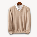 Men’s Premium Cashmere V-Neck Sweater