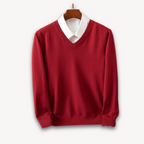 Men’s Premium Cashmere V-Neck Sweater