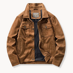 Lorenzo Suede Trucker Jacket