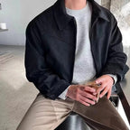 Harlow Smooth Suede Bomber Jacket